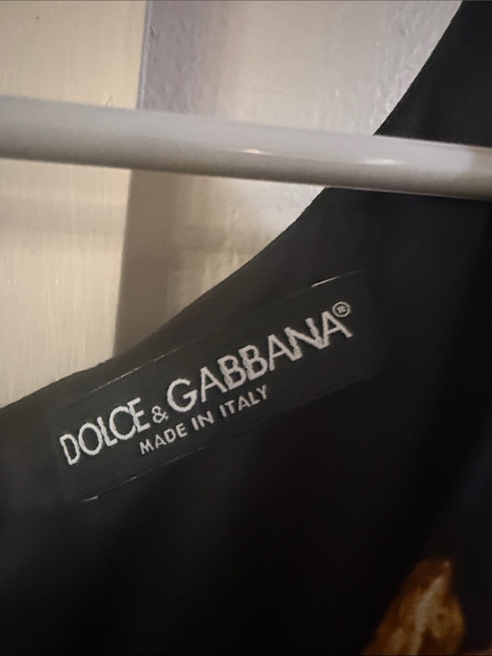 Dolce & Gabbana Sacred Hearts Black Midi Dress - Picture 3 of 5